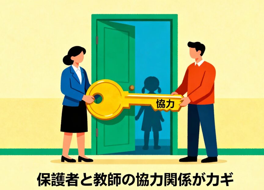 不登校　協力関係