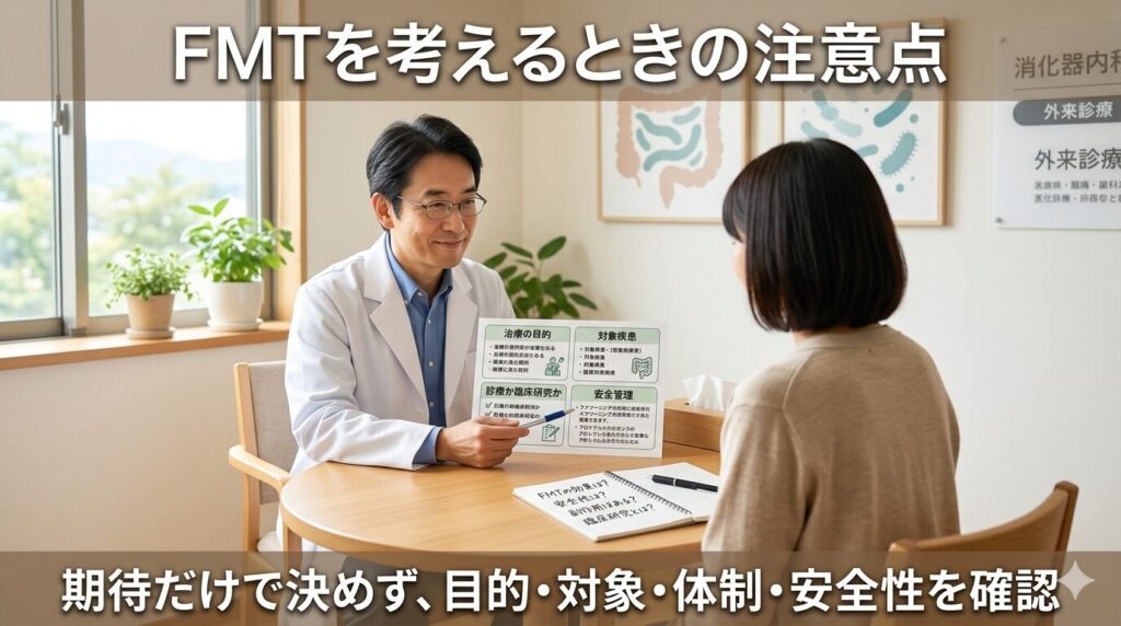 FMTを観がる時の注意点