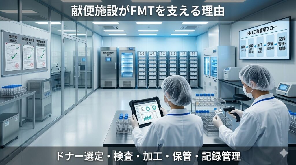 検便施設がFMTえお支える