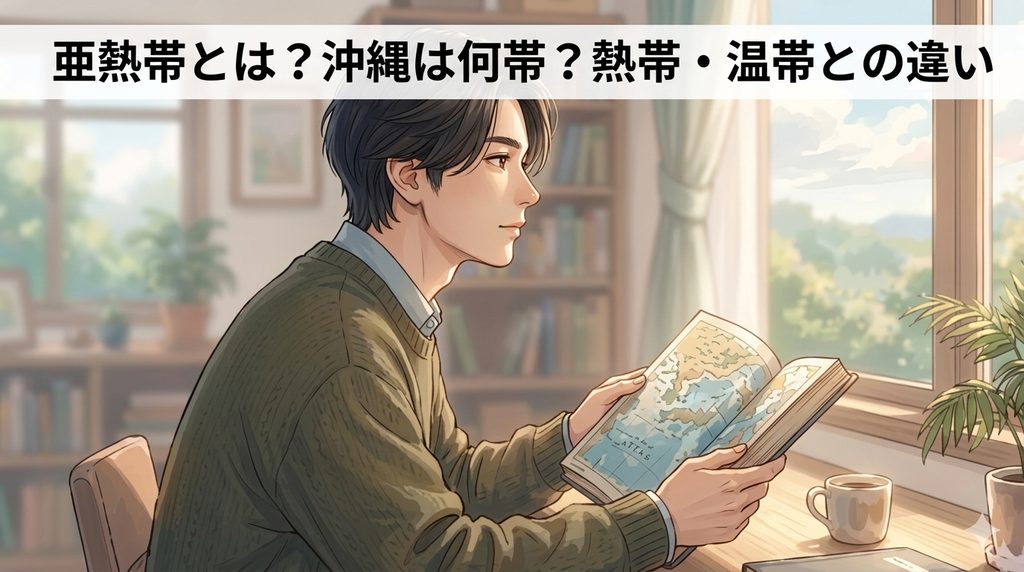 亜熱帯とは?意味・特徴と沖縄・熱帯・温帯との違い